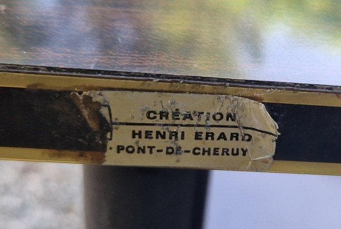 Henri Erard - Table - Bois, Antiquités & Art, Curiosités & Brocante