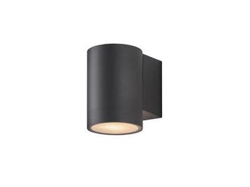 Veiling - 6x Wandlamp Cilinder GU10 fitting zand zwart water, Tuin en Terras, Nieuw