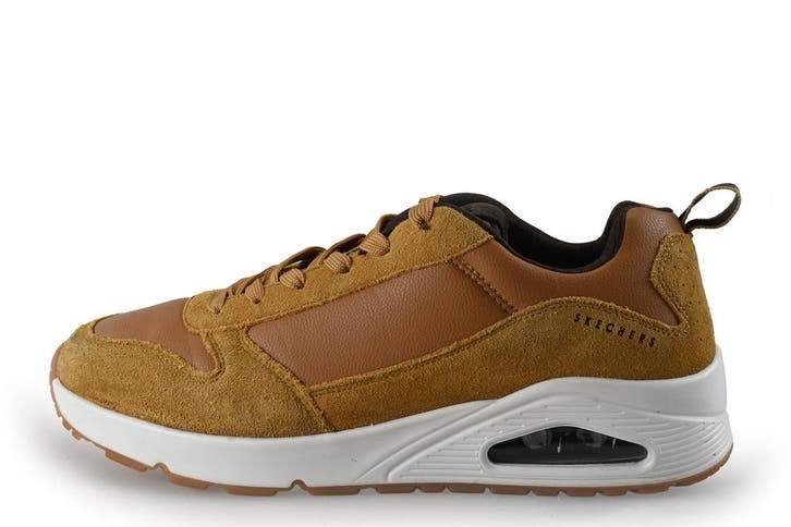 Skechers Sneakers in maat 44 Cognac, Kleding | Heren, Schoenen, Overige kleuren, Zo goed als nieuw, Sneakers, Verzenden