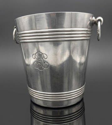 Gallia - Ijsemmer - Staal - Christofle Monogrammato