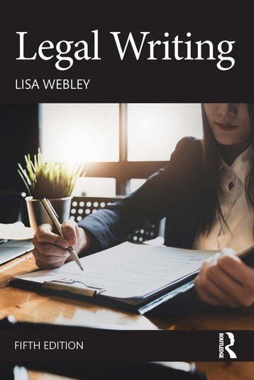 Legal Writing 9781138586154 Lisa Webley, Verzenden, Zo goed als nieuw, Lisa Webley