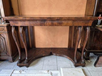 Wandtafel - Walnoot, Antiek en Kunst