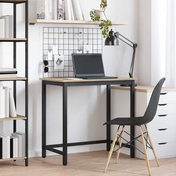 vidaXL Tafel Sonoma Eik 100 x 50 x 76,5 cm Engineered hout, Huis en Inrichting, Verzenden, Nieuw