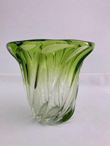 Val Saint Lambert - Vase - Cristal - René Delvenne