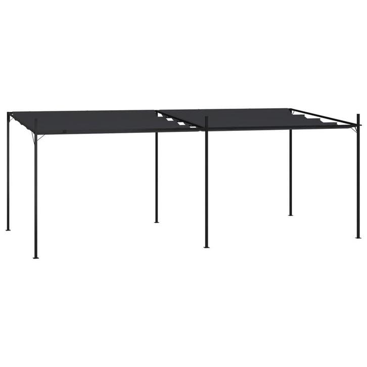 vidaXL Prieel met uittrekbaar dak 600x300x233 cm, Tuin en Terras, Partytenten, Nieuw, Verzenden