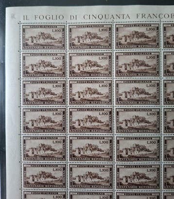 République d’Italie 1949 - Centenaire de la République