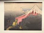 « Mont Fuji et un dragon  » tiré de Cent Vues du Mont