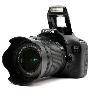 Canon EOS 550D + EF-S 18-55mm f/3.5-5.6 IS STM #9574 clicks, Nieuw