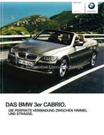 2009 BMW 3 SERIE CABRIOLET BROCHURE DUITS, Ophalen of Verzenden