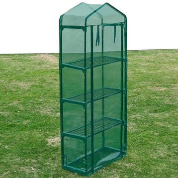vidaXL Tuinkas met 4 schappen, Tuin en Terras, Verzenden, Nieuw