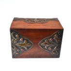 Boîte à bijoux - Bois, Étain, Verre, Laiton