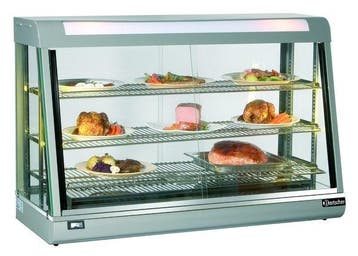 Warmhoudvitrine | Deli III | 373L | 2.2kW | Schuifdeuren, Verzenden, Nieuw in verpakking