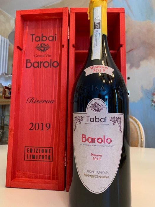 2019 Tabai - Barolo DOCG - 1 Magnum (1,5 L), Verzamelen, Wijnen
