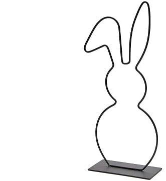 Metalen Frame Haas hangend oor op voet Zwart 29 cm, Hobby en Vrije tijd, Knutselen, Nieuw