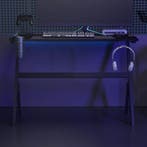 vidaXL Gamingbureau met Y-vormige poten LED 110x60x75 cm, Verzenden