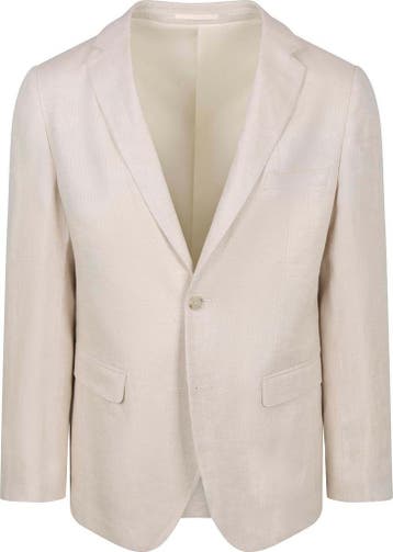 Suitable Blazer Linnen Panama Ecru maat Maat 48/50 (M) Heren, Beige, Nieuw, Suitable, Verzenden
