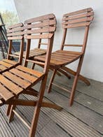 Klapstoel (4) - Hout - Prachtige stoeltjes