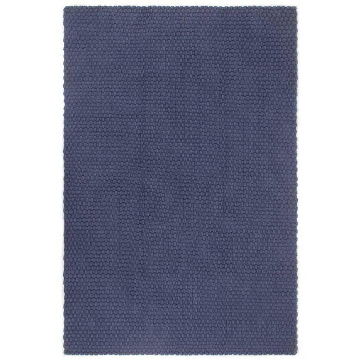 vidaXL Vloerkleed rechthoekig 180x250 cm katoen marineblauw, Maison & Meubles, Ameublement | Tapis & Moquettes, Envoi