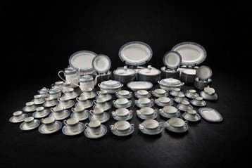 Noritake - Tafelservies voor 12 (168) - Randolph (cod., Antiek en Kunst