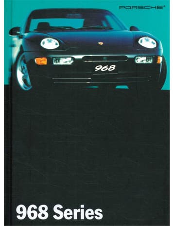 1994 PORSCHE 968 HARDCOVER BROCHURE ENGELS (USA), Nieuw