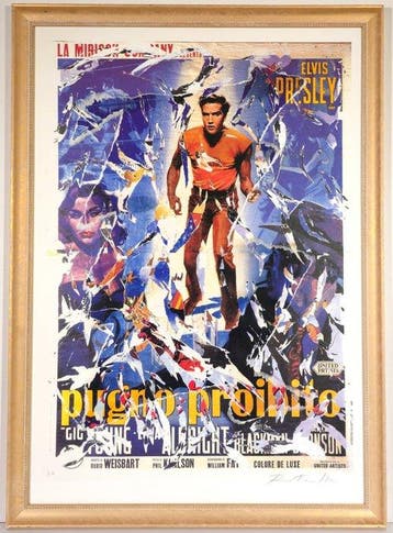 Mimmo Rotella (1918-2006) - Pugno proibito