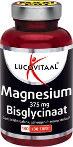 2dekans | Lucovitaal Magnesium Bisglycinaat 375mg - 210, Ophalen of Verzenden, Nieuw