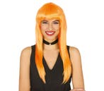 Oranje Pruik Pony, Verzenden, Nieuw