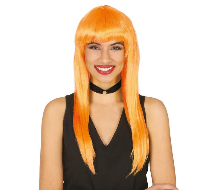 Oranje Pruik Pony, Hobby & Loisirs créatifs, Articles de fête, Envoi
