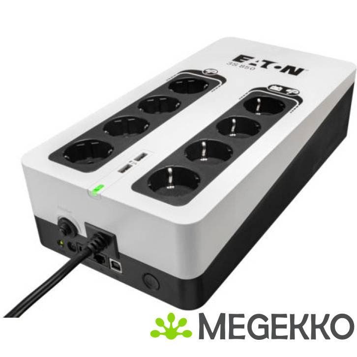 Eaton 3S850D UPS 850 VA 510 W 8 AC-uitgang(en), Computers en Software, Noodvoedingen (UPS), Nieuw, Verzenden