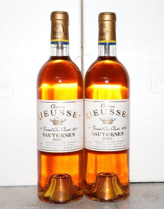2001 Château Rieussec - Sauternes 1er Grand Cru Classé - 2, Verzamelen, Wijnen