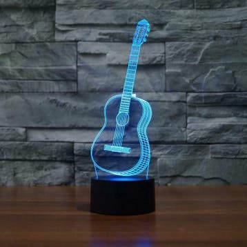 LED Sfeerverlichting Guitar - Touch-bediening 9, Verzenden, Nieuw