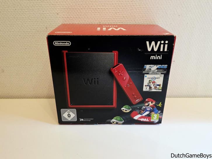 Nintendo Wii Mini - Red Console - Mario Kart - Boxed, Games en Spelcomputers, Spelcomputers | Nintendo Wii, Gebruikt, Verzenden