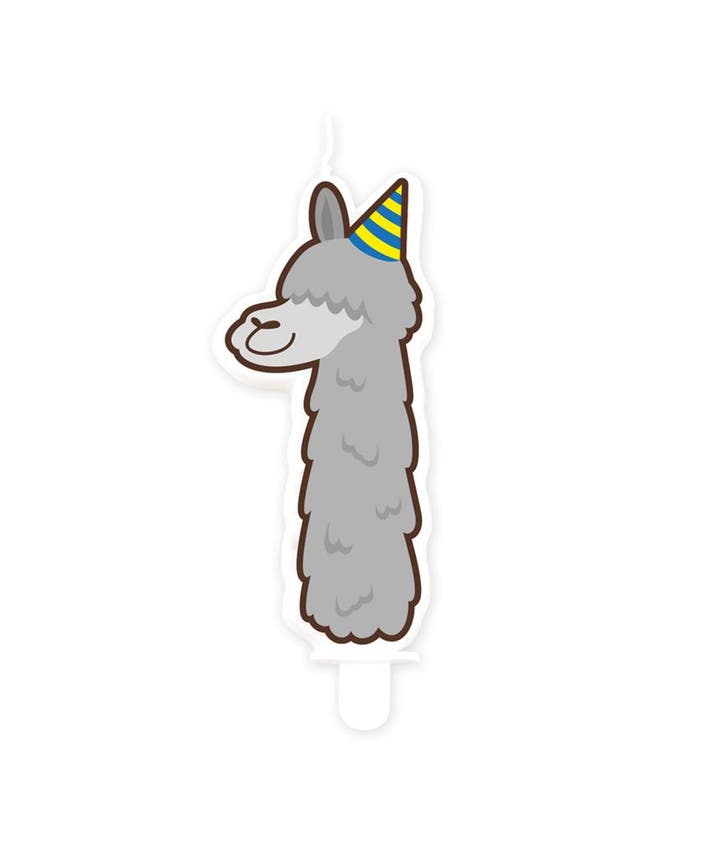 Lama Kaars 1 Jaar Lama, Hobby & Loisirs créatifs, Articles de fête, Envoi