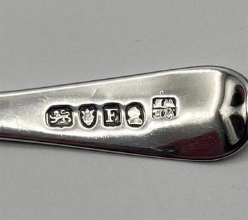 Lepel - Zilver - Massief zilveren suiker-tangen