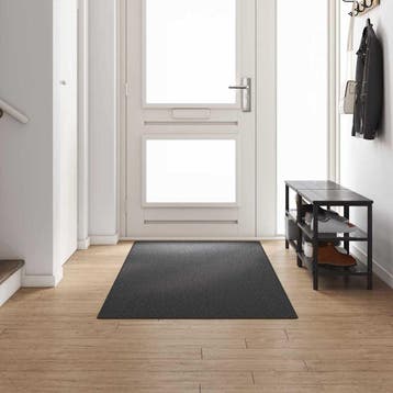 vidaXL Tapijt Loper Donkergrijs 100 x 300 cm 100%, Verzenden