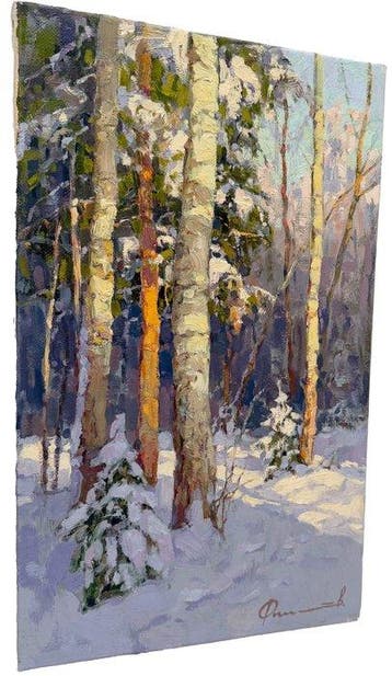 Sergei Flitov (1964) - Soleil de Mars au coeur de la Forêt