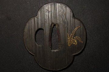 Fer forgé - C6-250 Kiri Tsuba - Japon - Période Edo