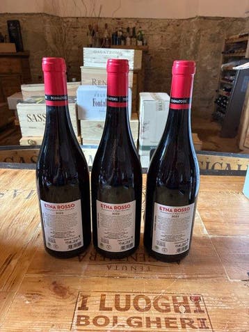 2022 Tornatore, Etna Rosso - Sicile, Etna DOC - 3 Bouteille, Verzamelen, Wijnen, Nieuw