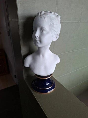 Janbo - Buste, Vintage Buste Louise Brongniart Janbo Spain -