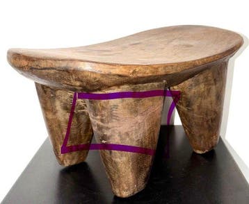 Vierpotige kruk – West-Afrika - Burkina Faso (Zonder