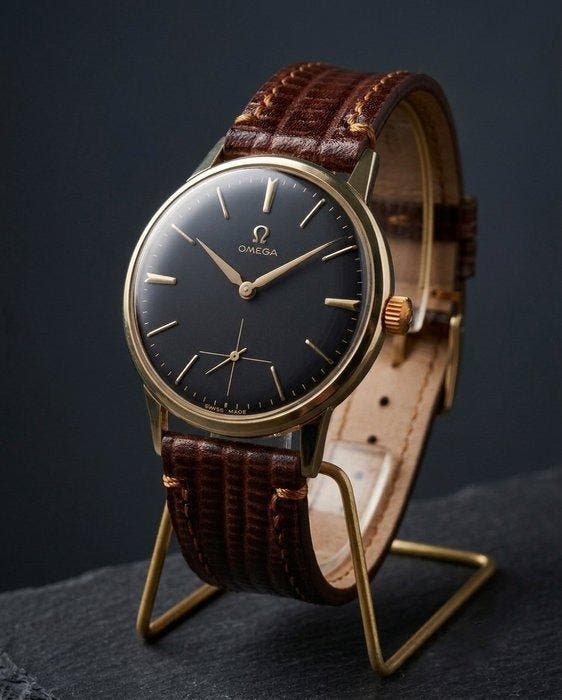 Omega - Vintage Calatavra Sub-Second Ref. 14715 – 14K Gold, Bijoux, Sacs & Beauté, Montres | Hommes