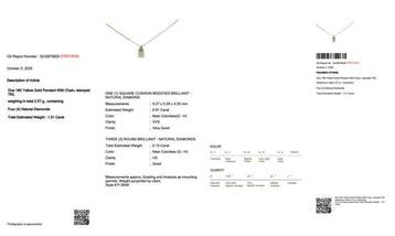 Zonder minimumprijs - Ketting met hanger - 18 karaat Geel