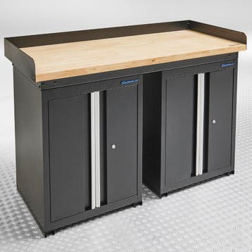Datona Werkbank PRO met bamboe werkblad en 2, Doe-het-zelf en Bouw, Ophalen of Verzenden, Nieuw