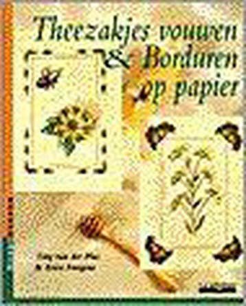 Theezakjes vouwen & borduren op papier / Hobbyboeken, Verzenden, T. van der Plas