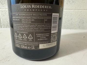 Louis Roederer, Collection 244 - Champagne Brut - 1 Magnum, Nieuw