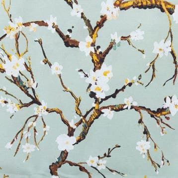 BA069 - Elegant Decoratief Textiel – Kersenbloesems op een