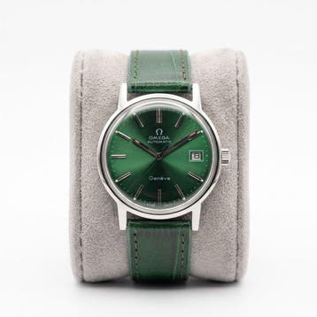 Omega - Vintage Omega Genève Automatic Date - Ref. 166.0163, Handtassen en Accessoires, Nieuw