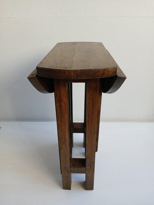 Bijzettafel - Hout - Hangoortafel, Antiquités & Art, Art | Objets design