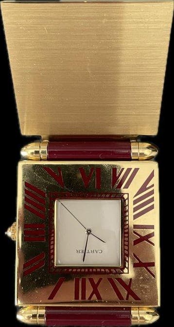 Tafel/bureauklokken - Cartier - Messing - 1990-2000