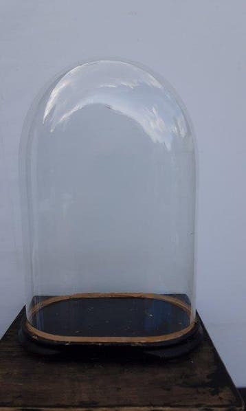 Stolp - Glas, Hout - 1920-1930 - 55cm